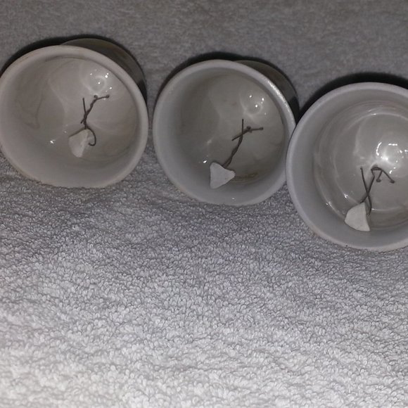 NEW Vtg Ornament Cermic Bell  PSun By Mia Souv, Inc For Christmas Trees, Wedding - Picture 4 of 8